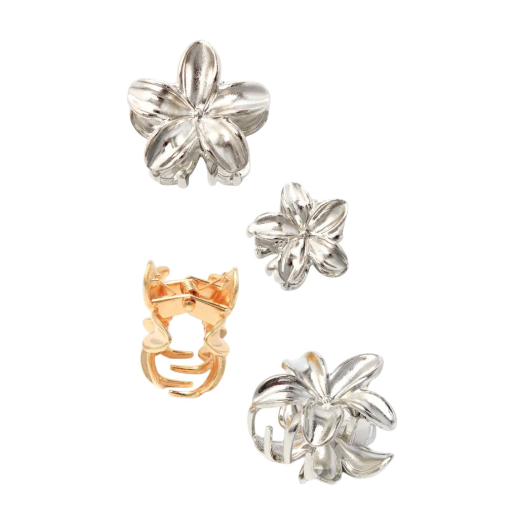 Molly And Rose  Small Metal Flower Clamp Set 9332