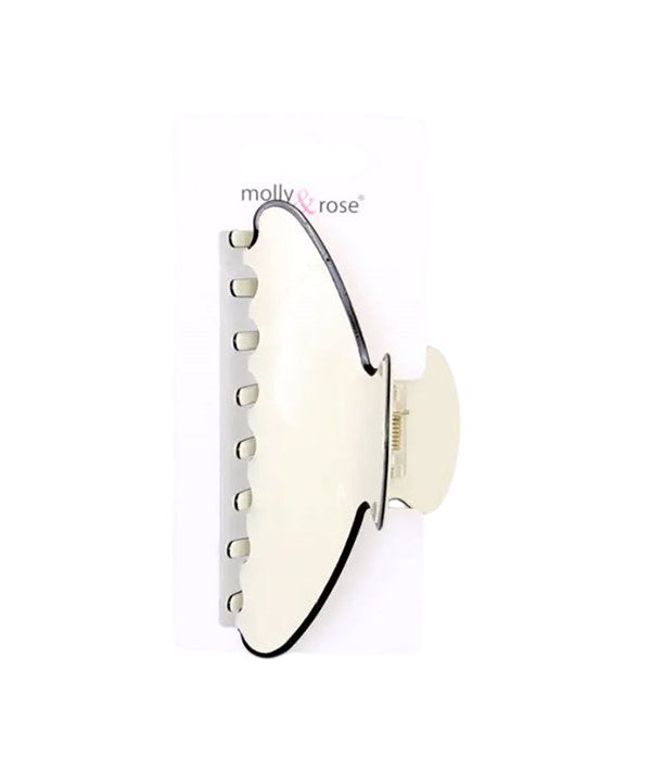 Molly And Rose  Black And Cream Contrast Trim Assorted Clamp 9693 