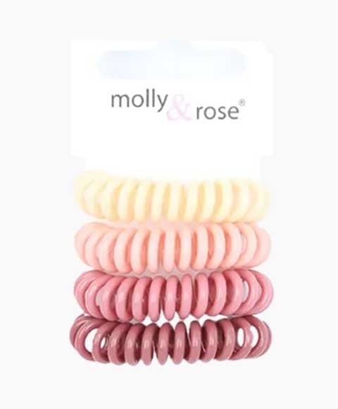 Molly And Rose Spiral Hair Bobble Grips Assorted 8781