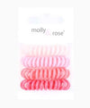 Molly And Rose Spiral Hair Bobble Grips Assorted 8783