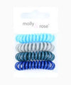 Molly And Rose Spiral Hair Bobble Grips Assorted 8784