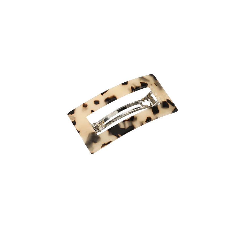 Molly And Rose  Open Rectangular Style French Tort Barrette Clip