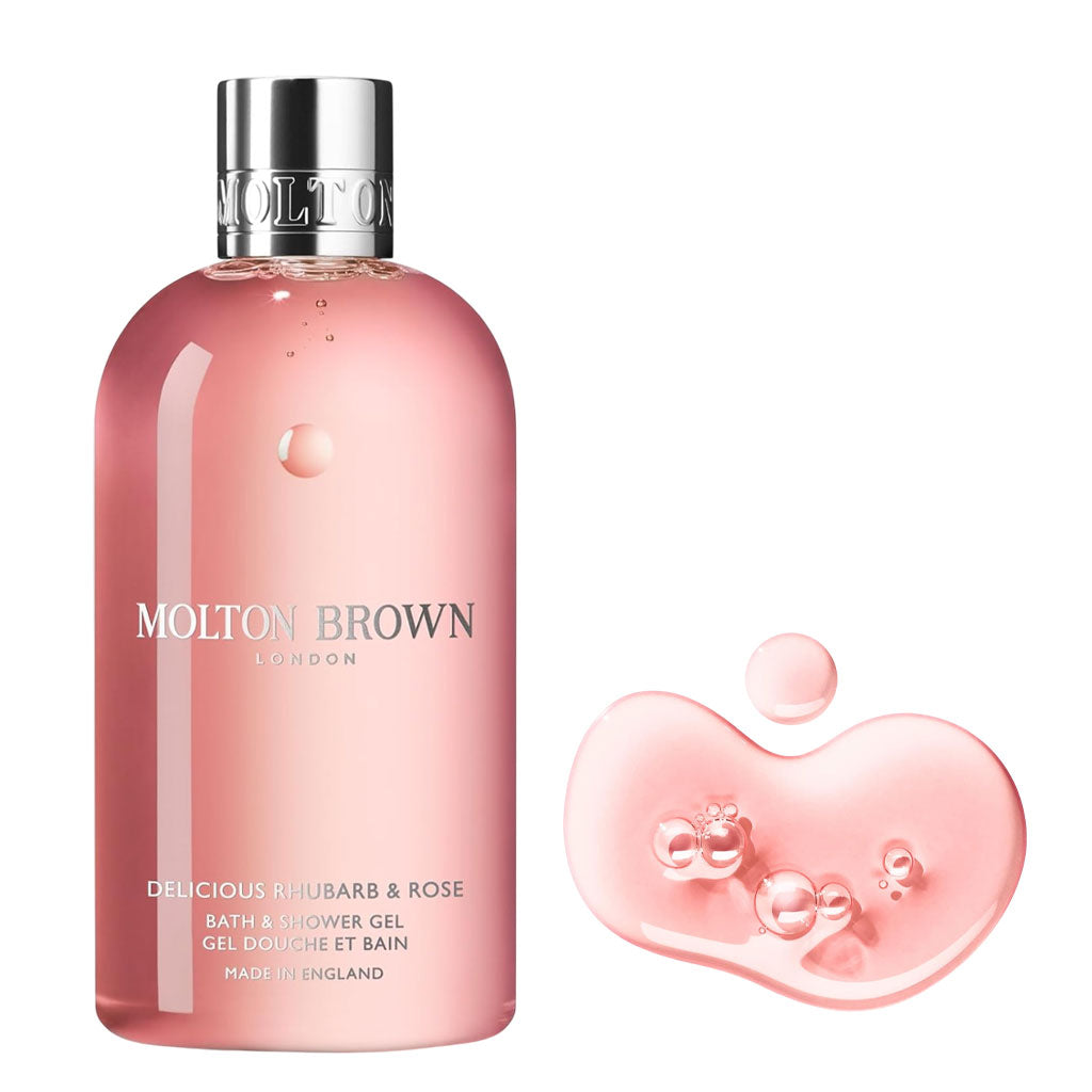 Molton Brown  Delicious Rhubarb Rose Bath And Shower Gel