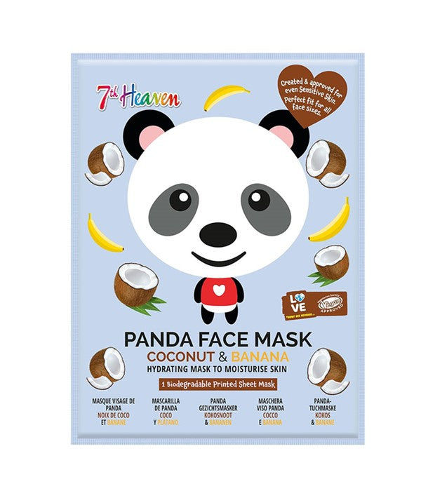Montagne Jeunesse 7Th Heaven Coconut And Banana Panda Face Mask