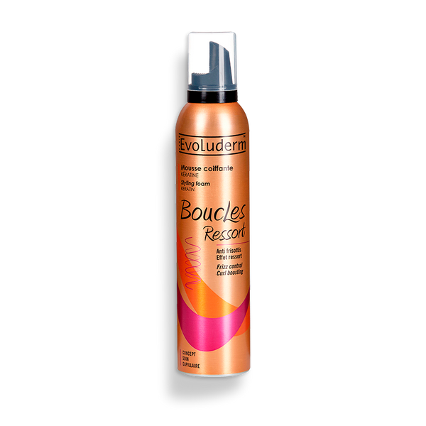 Evoluderm Boucles Ressort Frizz Control Curl Boosting Foam 250ml