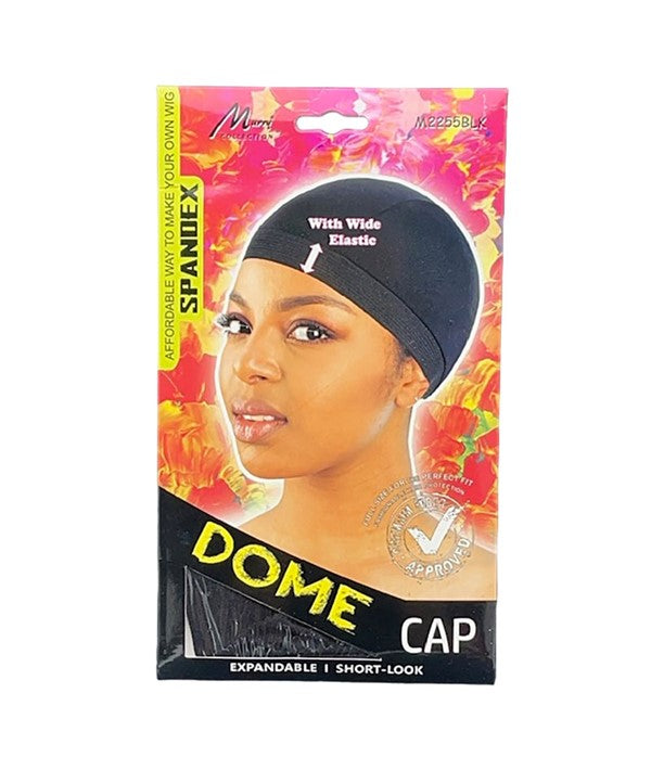 Murry Collection  Spandex Dome Cap M2255BLK