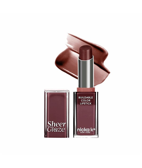 NICKA K Newyork Sheer Glaze Buildable Color Lipstick