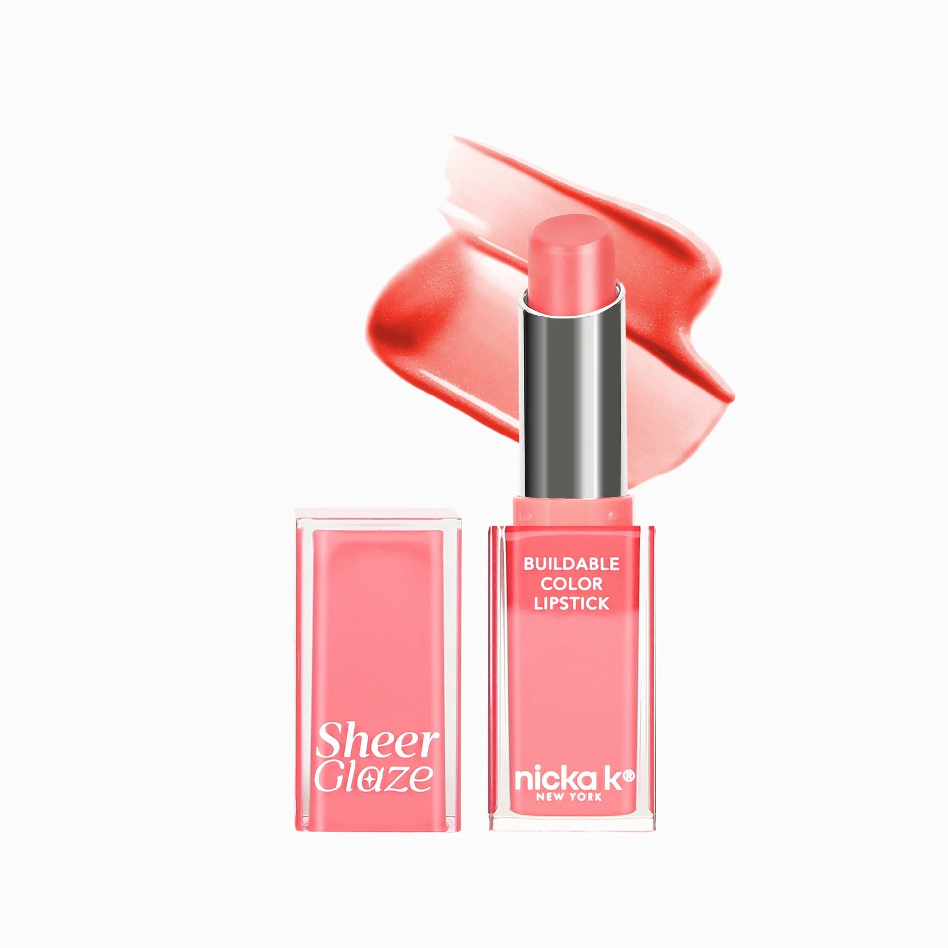 NICKA K Newyork Sheer Glaze Buildable Color Lipstick