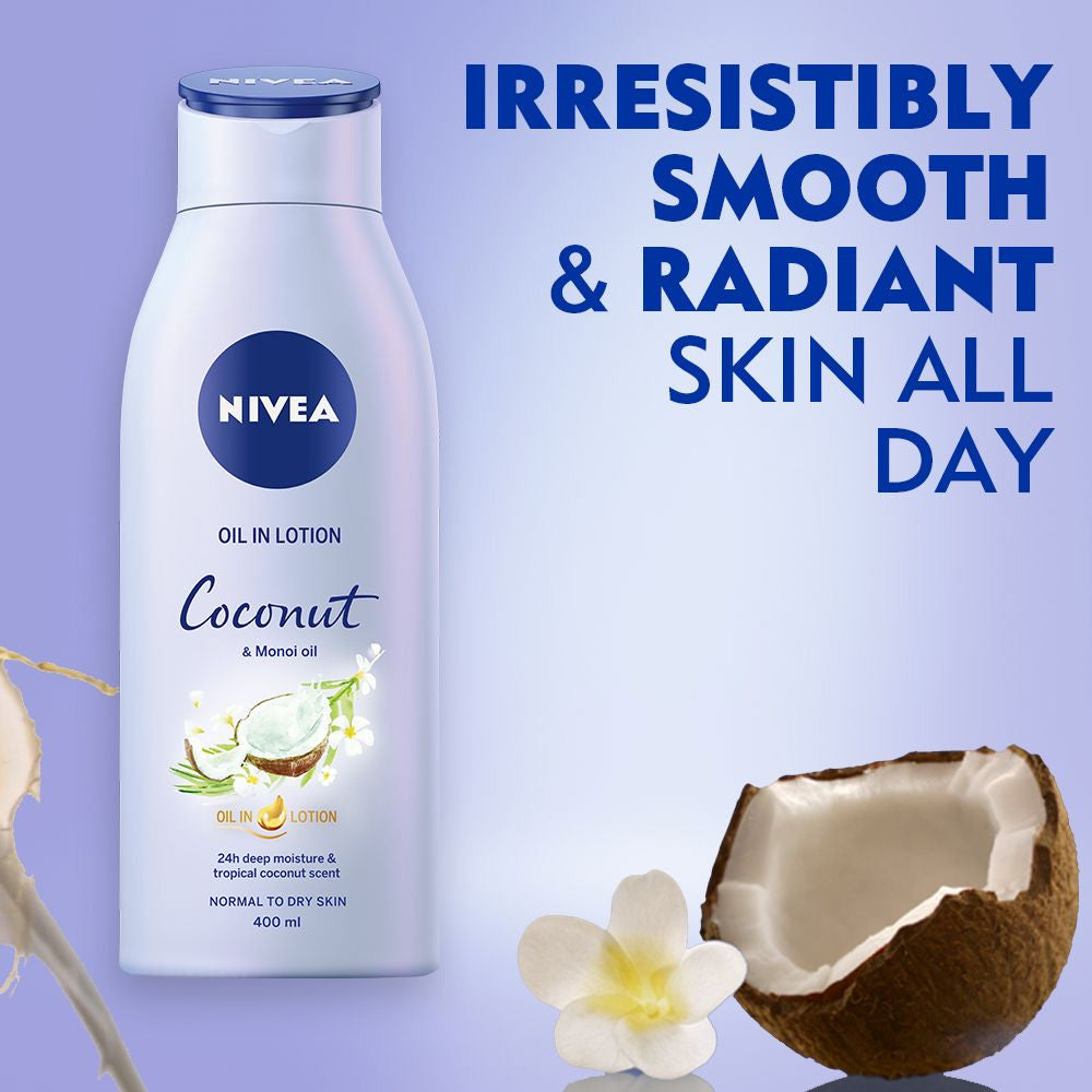 Nivea Coconut And Monoi Oil In Lotion 400ml