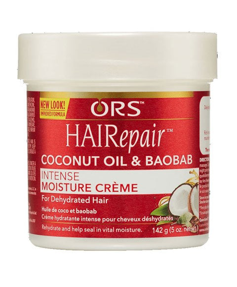 Organic Root Stimulator ORS Hairepair Coconut Oil And Baobab Intense Moisture Creme