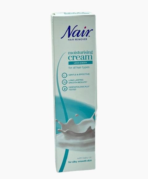 Nair Hair Remover Leg And Body Baby Oil Moisturising Cream