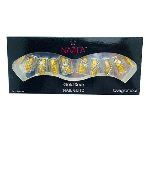 Nazila Nail Glitz Love Glamour Gold Souk