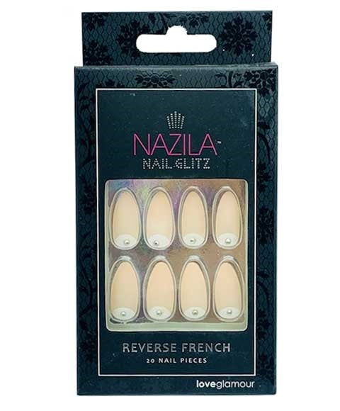 Nazila Nail Glitz Love Glamour Reverse French