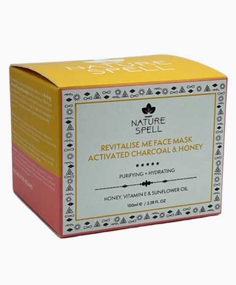 Nature Spell Activated Charcoal And Honey Revitalise Me Face Mask