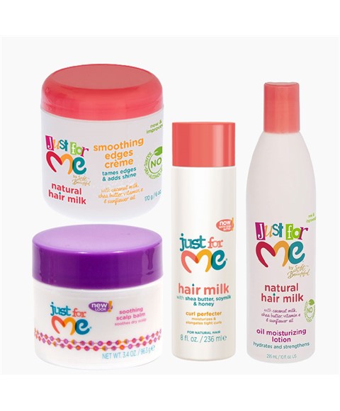Just For Me Natural Hair Milk Styling Bundle