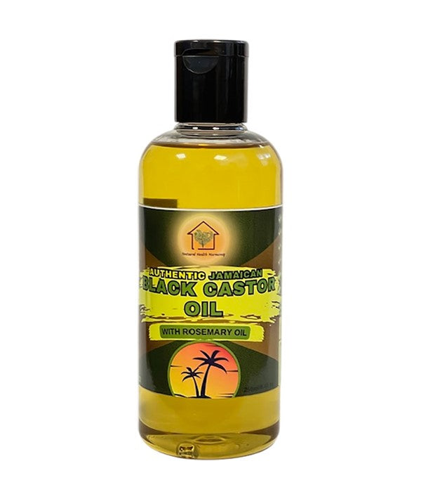 Natural Health Harmony  Authentic Jamaican Black Castor Oil With Rosemary