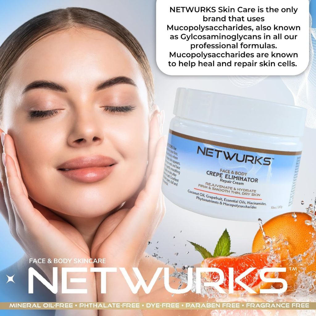 Netwurks  Crepe Eliminator Face And Body Repair Cream
