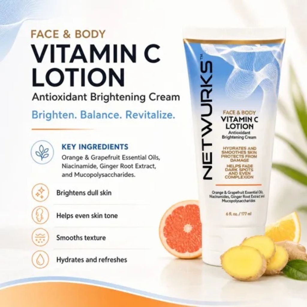 Netwurks  Vitamin C Face And Body Antioxident Cream