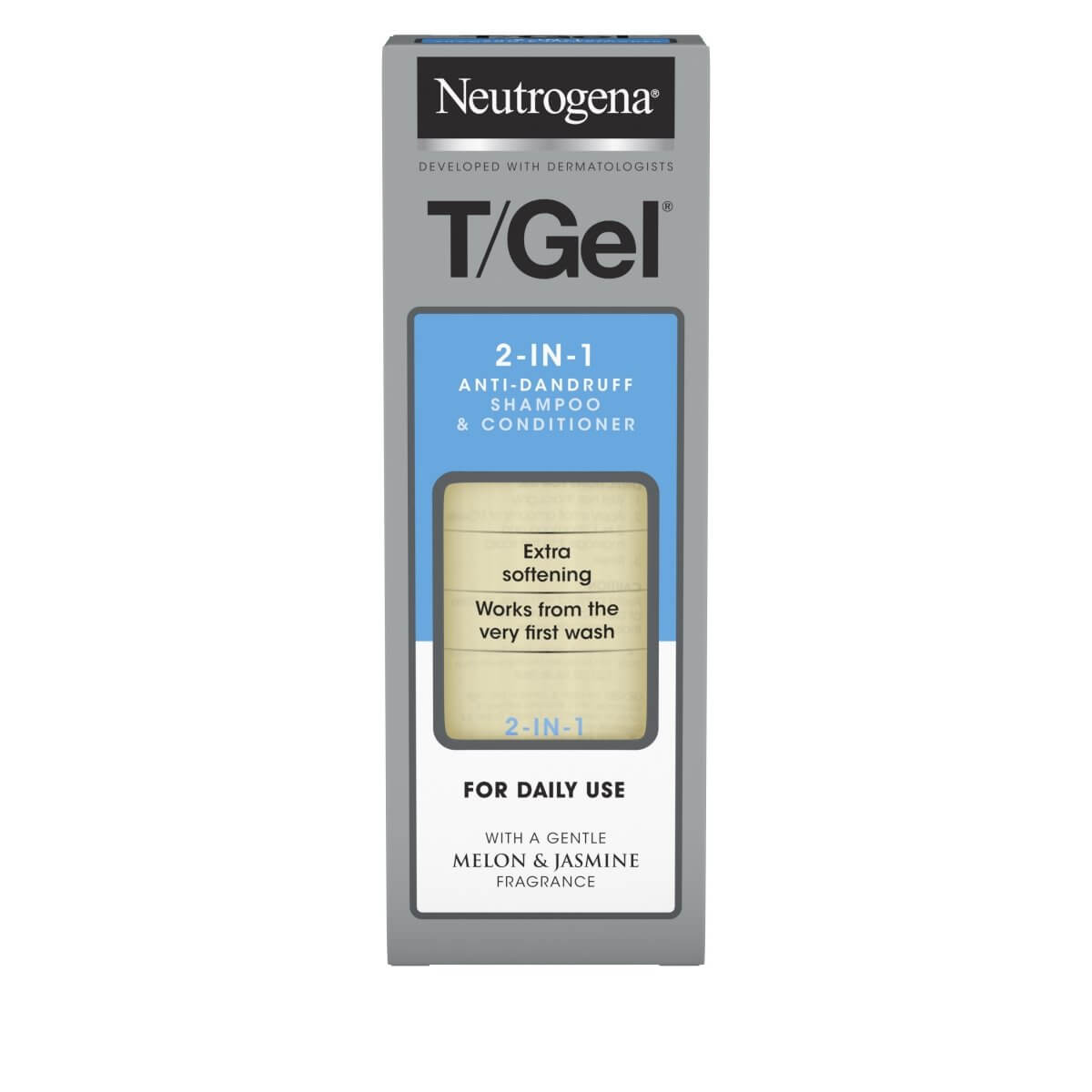 Neutrogena T Gel Melon Jasmine Anti Dandruff Shampoo Conditioner 250ml
