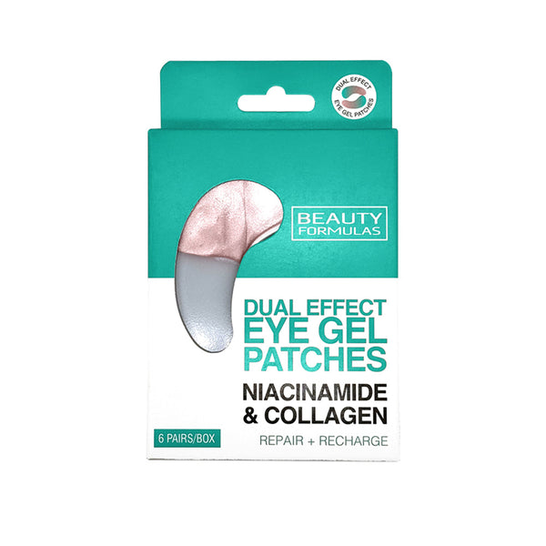 Beauty Formulas Dual Effect Eye Gel Patches With Niacinamide And Collagen - Afro Hair Boutique
