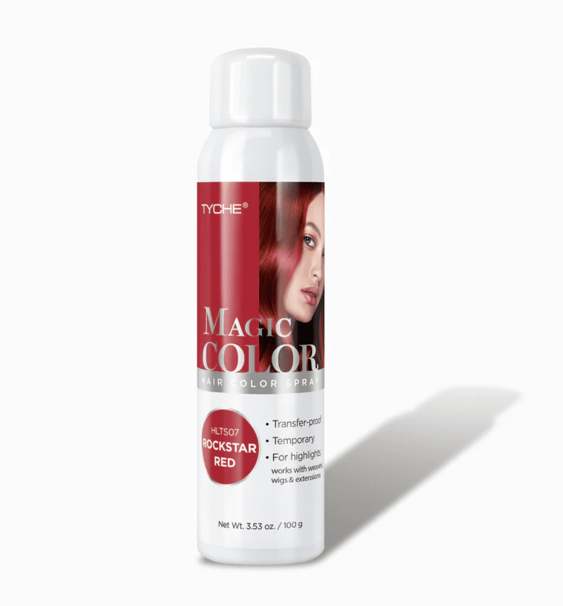 NICKA K NEWYORK Tyche Magic Color Hair Color Spray Rockstar Red 100g