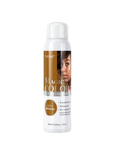 NICKA K NEWYORK Tyche Magic Color Hair Color Spray Brown 100g