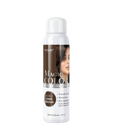 NICKA K NEWYORK Tyche Magic Color Hair Color Spray Dark Brown 100g