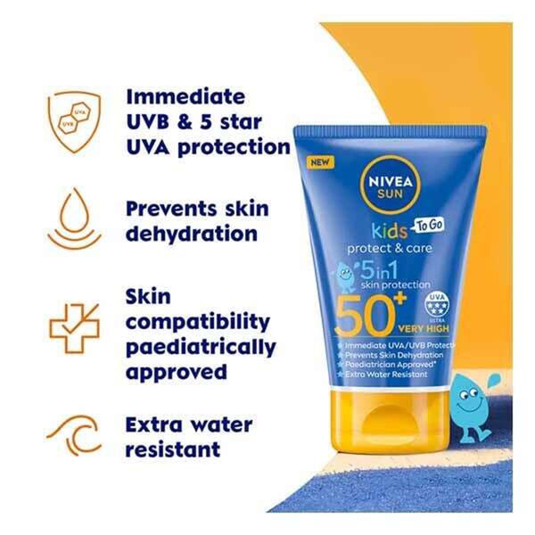 Nivea Sun Kids Protect And Care 5 In 1 Cream 50 SPF 50ml