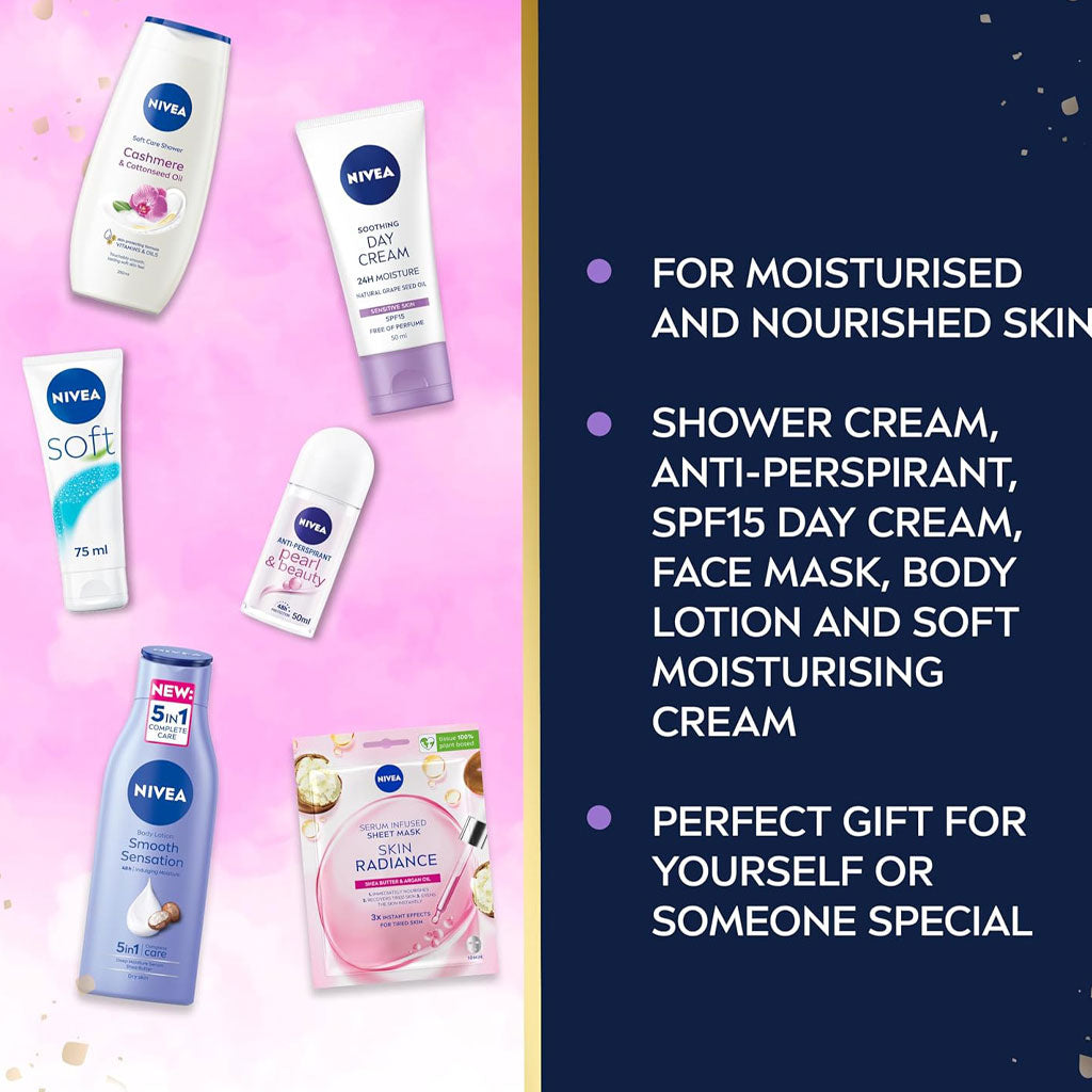 Nivea Feel Pampered Irresistible Skincare Moments Gift Set