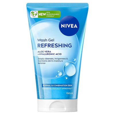 Nivea Refreshing Aloe Vera Plus Hyaluronic Acid Wash Gel