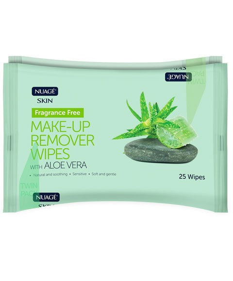 Nuage  Fragrance Free Make Up Remover Wipes With Aloe Vera