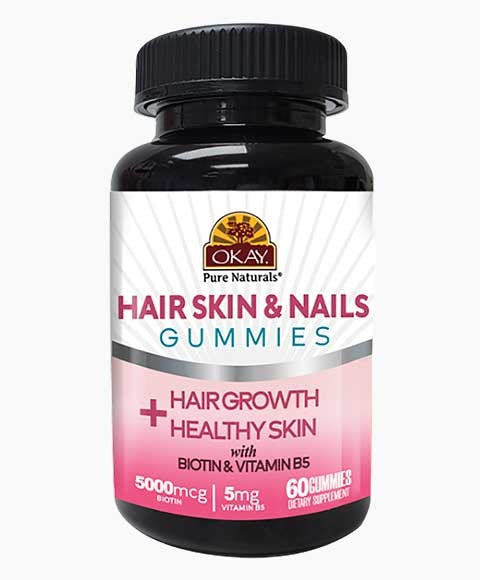 Okay  Pure Naturals Hair Skin And Nails Gummies