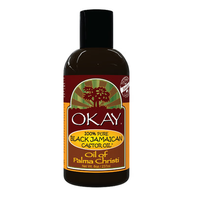 OKAY 100 Percent Pure Black Jamaican Castor Oil 237ml