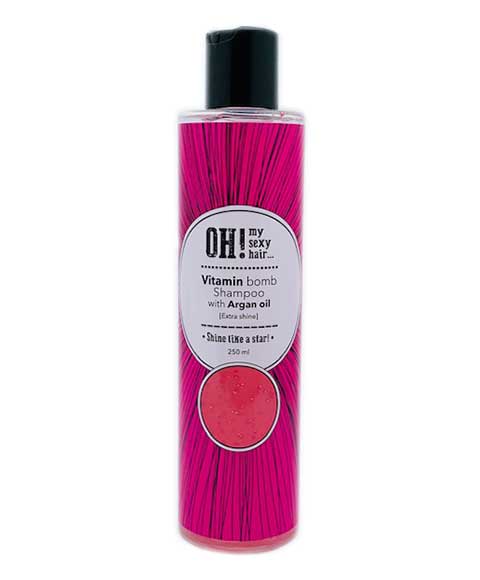 Oh My Sexy Hair Vitamin Bomb Shampoo With Argan Oil