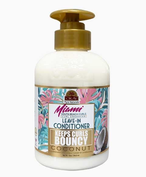 Okay  Miami Keep Curls Bouncy Coconut Leave In Conditioner