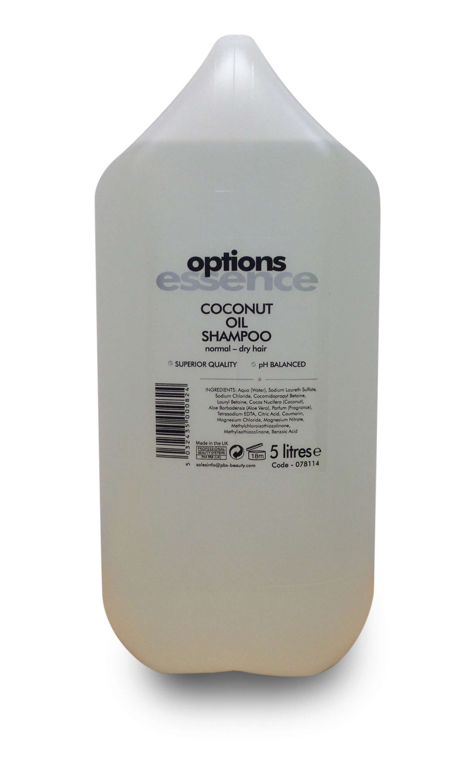 Option Essence Coconut Oil Shampoo 1000ml / 5000ml