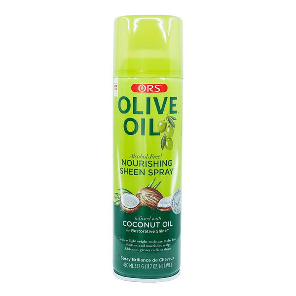 ORS Olive Oil Nourishing Sheen Spray Infused With Coconut Oil 480ml - Afro Hair Boutique