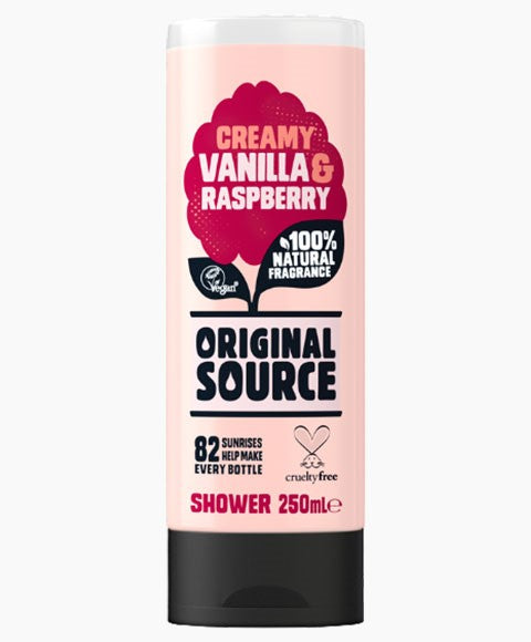 Original Source Creamy Vanilla And Raspberry Shower Gel