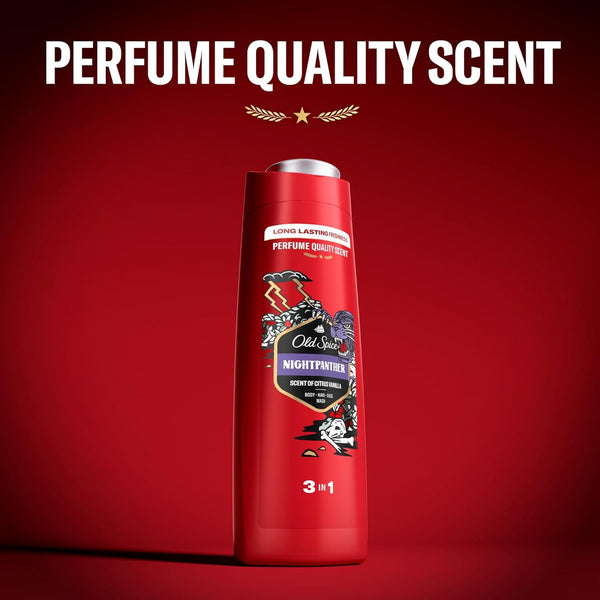 Old Spice  Night Panther Body Hair Face Wash