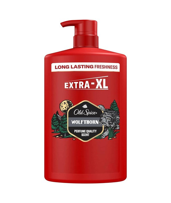 Old Spice  Wolfthorn 3 In 1 Body Hair Face Wash Extra XL
