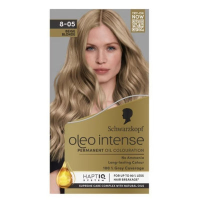 Schwarzkopf Oleo Intense No Ammonia Permanent Colour Beige Blonde 8 05