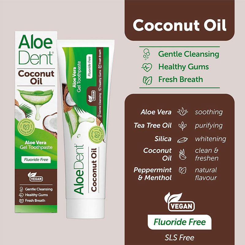 Aloe Dent Aloe Vera Triple Action Coconut Toothpaste 100ml