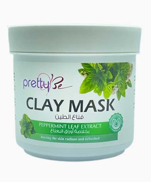 pretty be Clay Mask With Peppermint Leaf Extract