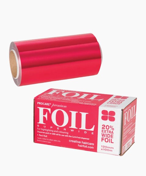 Procare Superwide Foils For Highlighting And Colouring Red Roll