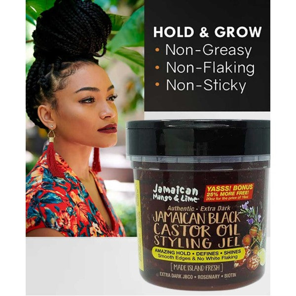 Professional Products Unlimited Jamaican Mango And Lime Black Castor Oil Styling Jel