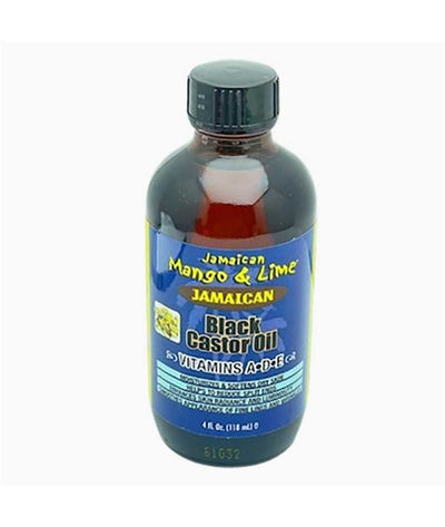 Jamaican Mango And Lime Black Castor Oil Vitamins A D E 4oz