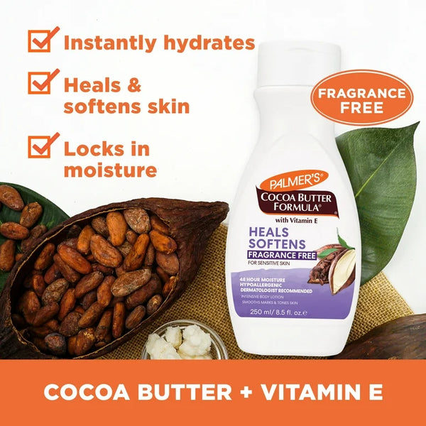 Palmers Cocoa Butter Formula Fragrance Free Lotion 250ml / 400ml - Afro Hair Boutique