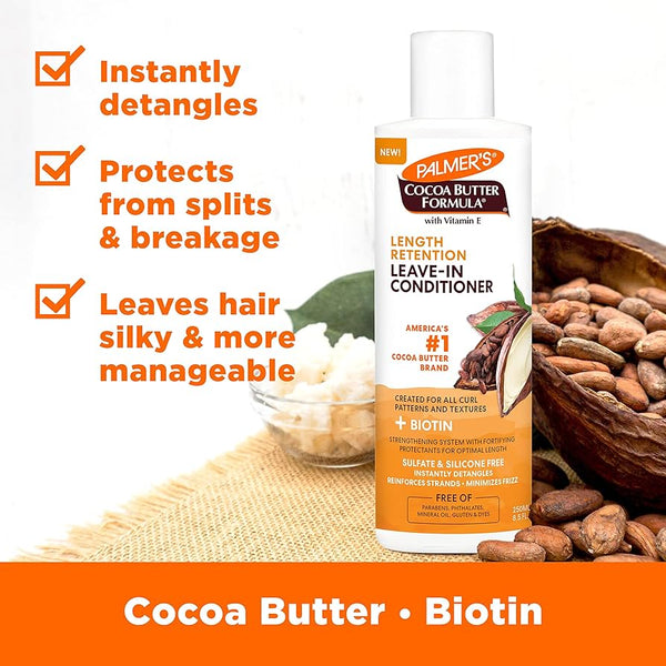 Palmers Cocoa Butter Formula Length Retention Leave In Conditioner 250ml