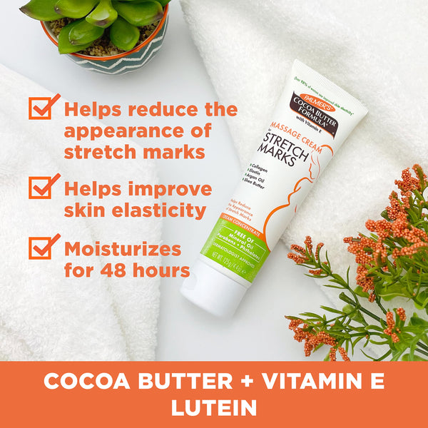 Palmers Cocoa Butter Formula Massage Cream For Stretch Marks 125g - Afro Hair Boutique