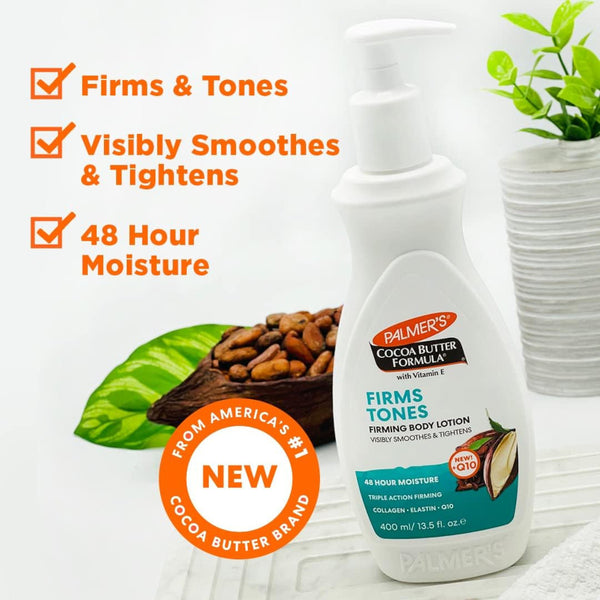 Palmers Cocoa Butter Formula With Vitamin E Firms Tones Body Lotion 400ml